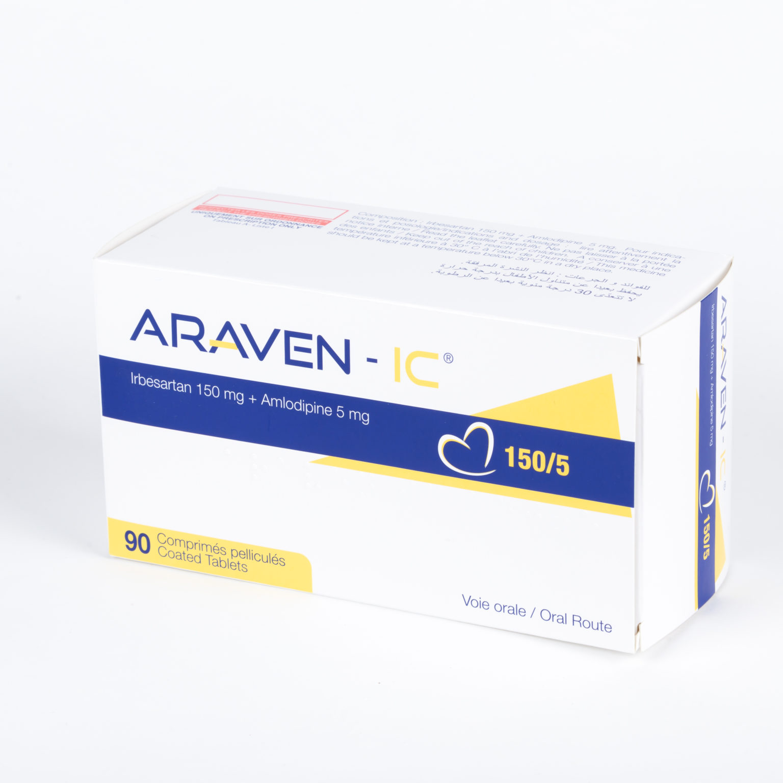 ARAVEN IC 150 5 MG BOITE DE 90 PHILADEPHIA