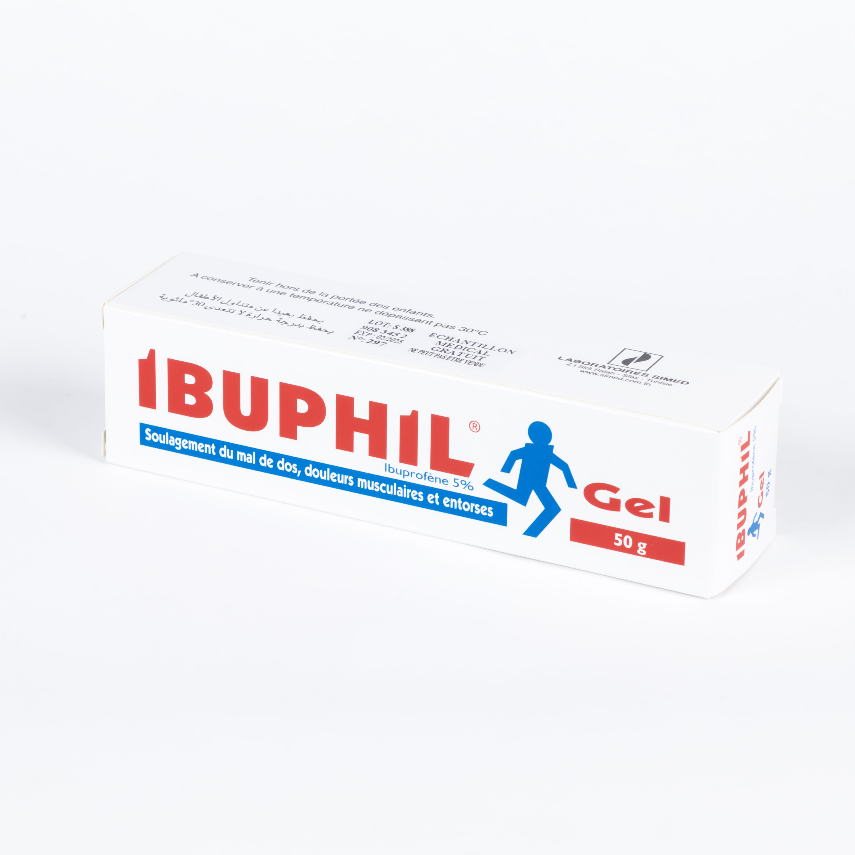 IBUPHIL GEL 5% TUBE DE 50G