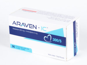 ARAVEN IC 300/5 MG BOX OF 90