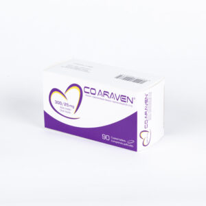 COARAVEN 300MG/25MG BOITE DE 90