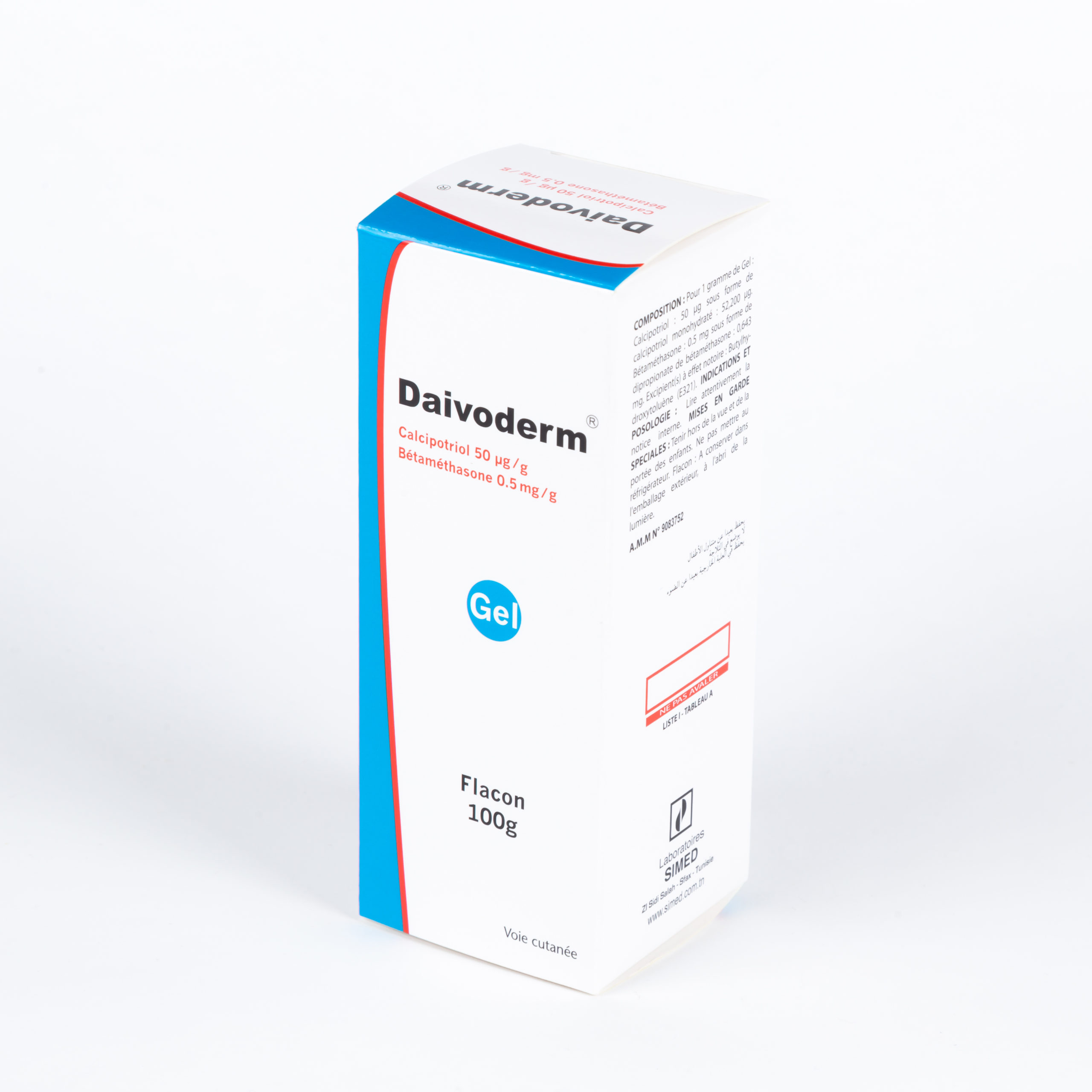 DAIVODERM GEL DERMIQUE