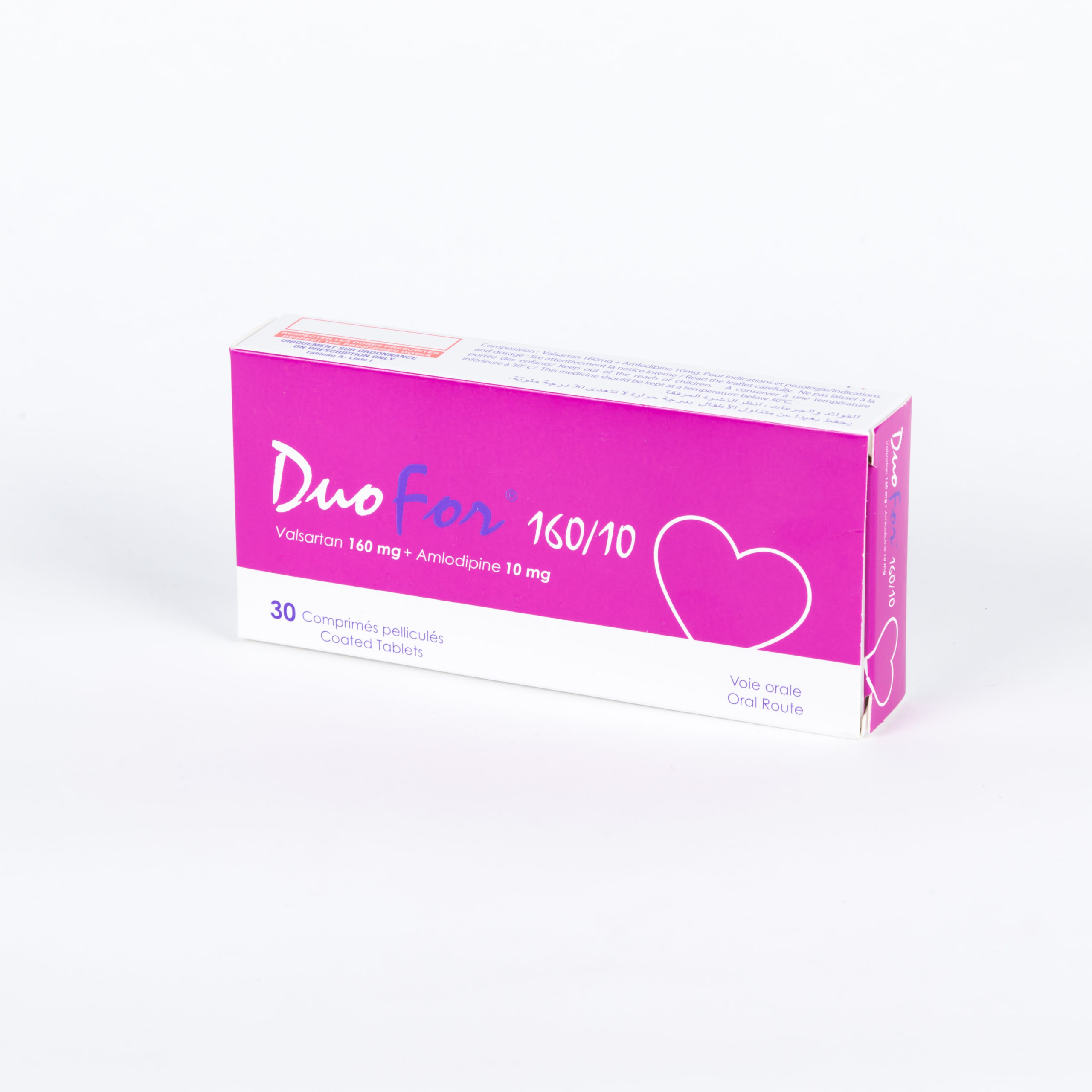 DUOFOR 160MG/10MG BOITE DE 30