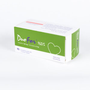 DUOFOR 160MG/5MG BOITE DE 90