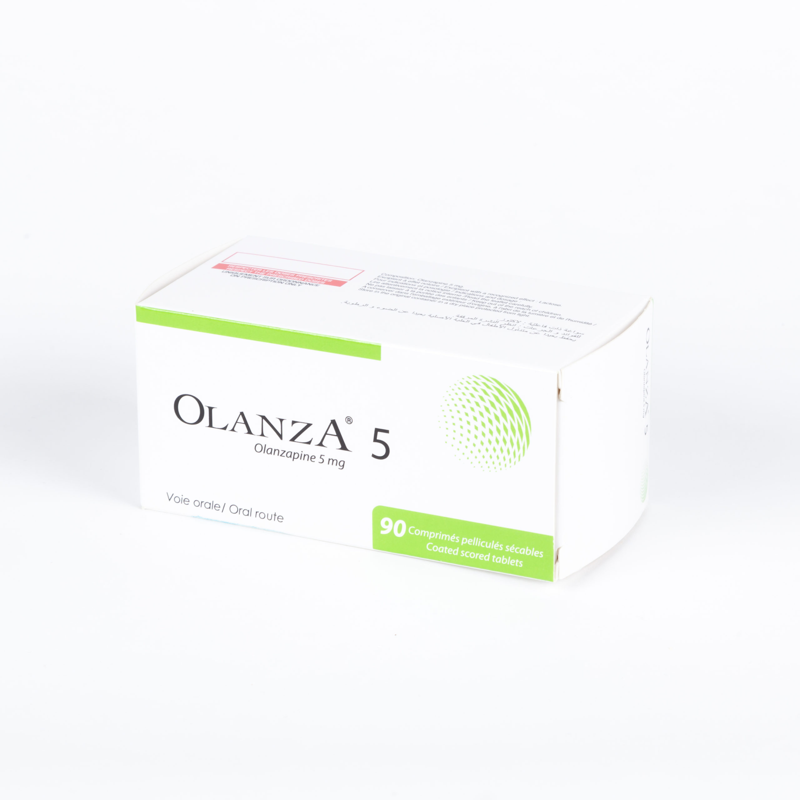 OLANZA 5MG BOITE DE 90