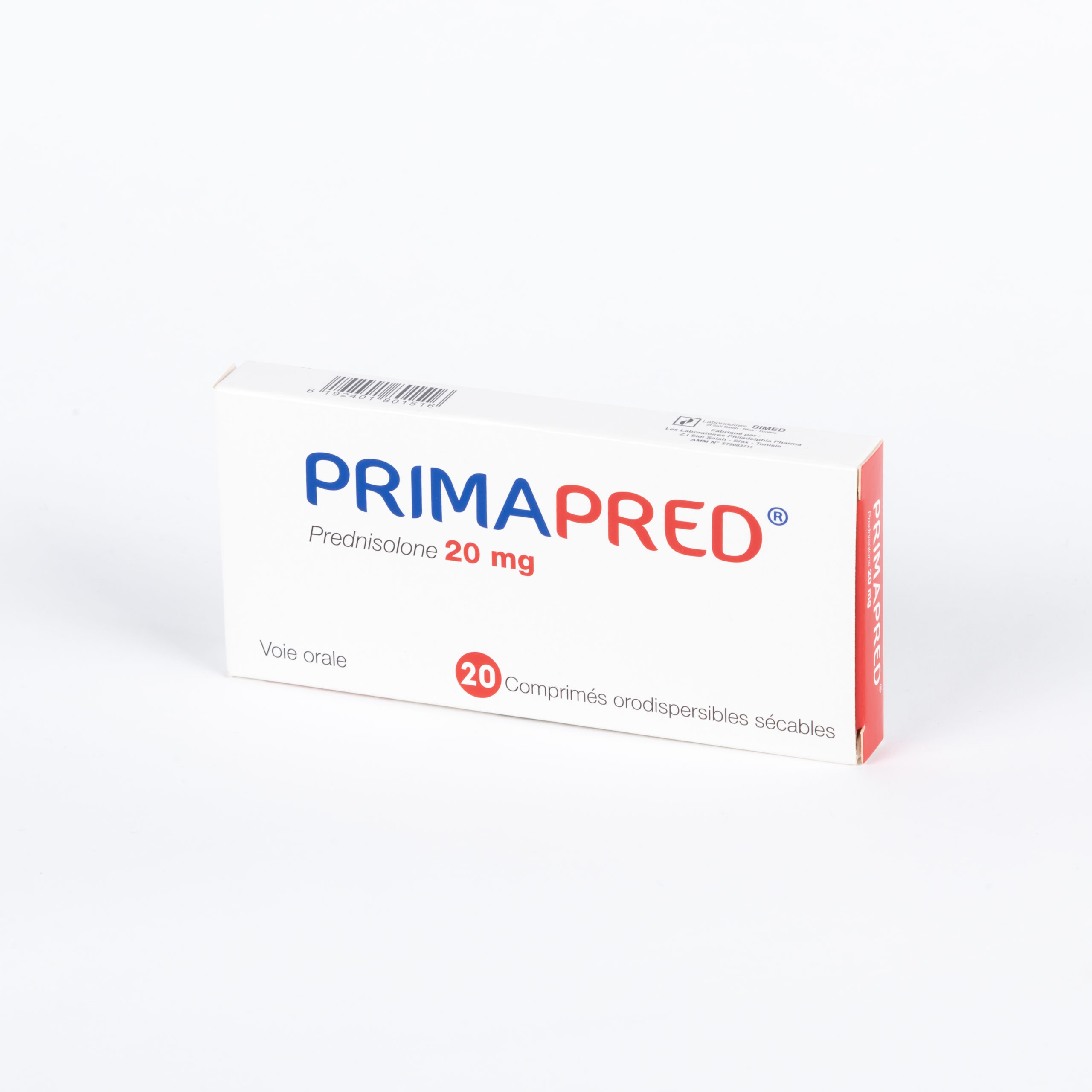 PRIMAPRED 20MG BOITE DE 20