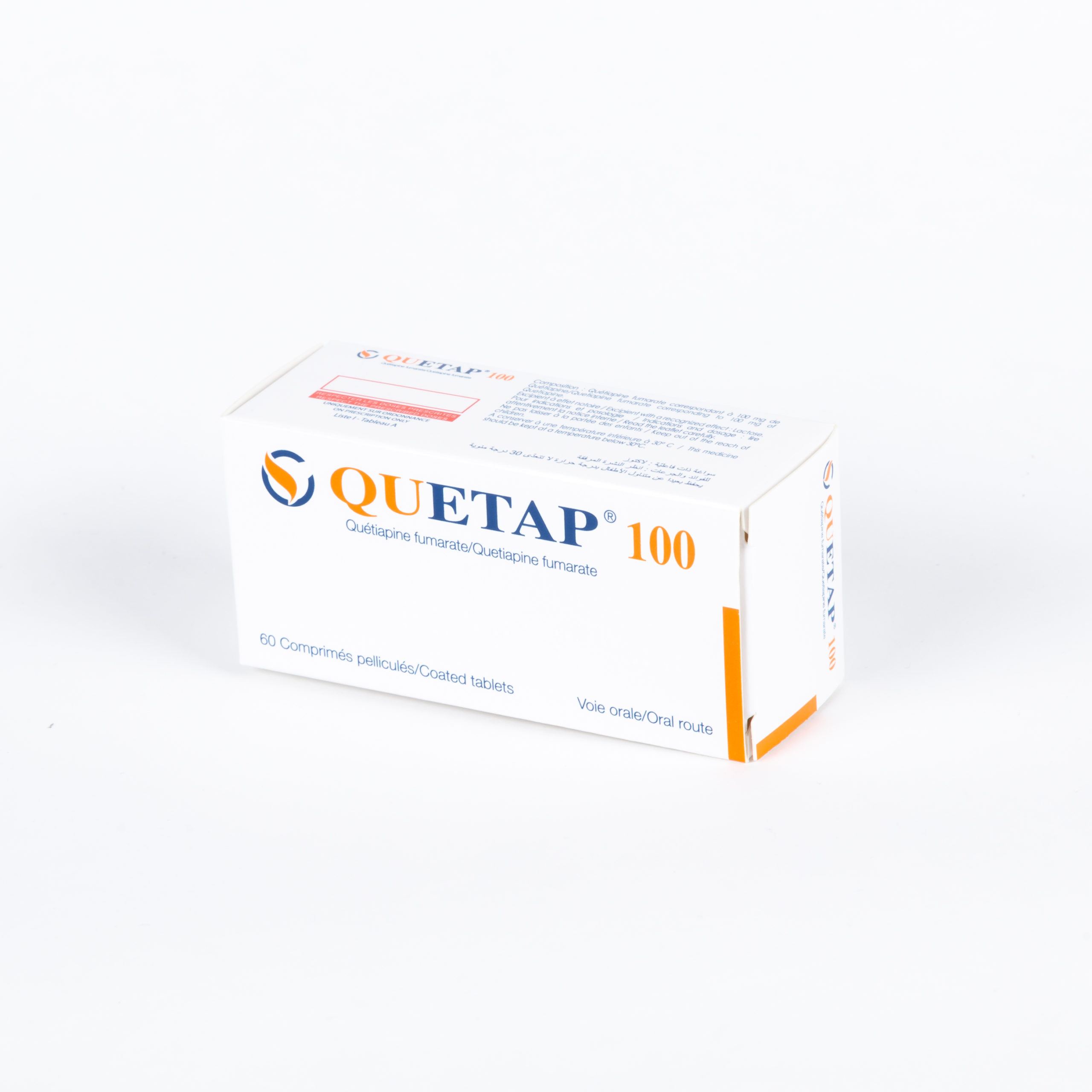 QUETAP 100MG BOITE DE 60