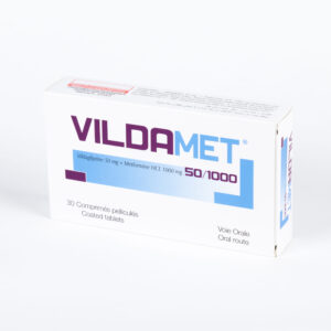 VILDAMET 50/1000 MG BOX OF 30