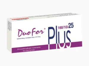 DUOFOR PLUS 160/10/25 MG BOITE DE 30