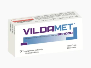 VILDAMET 50/1000 MG BOITE DE 60